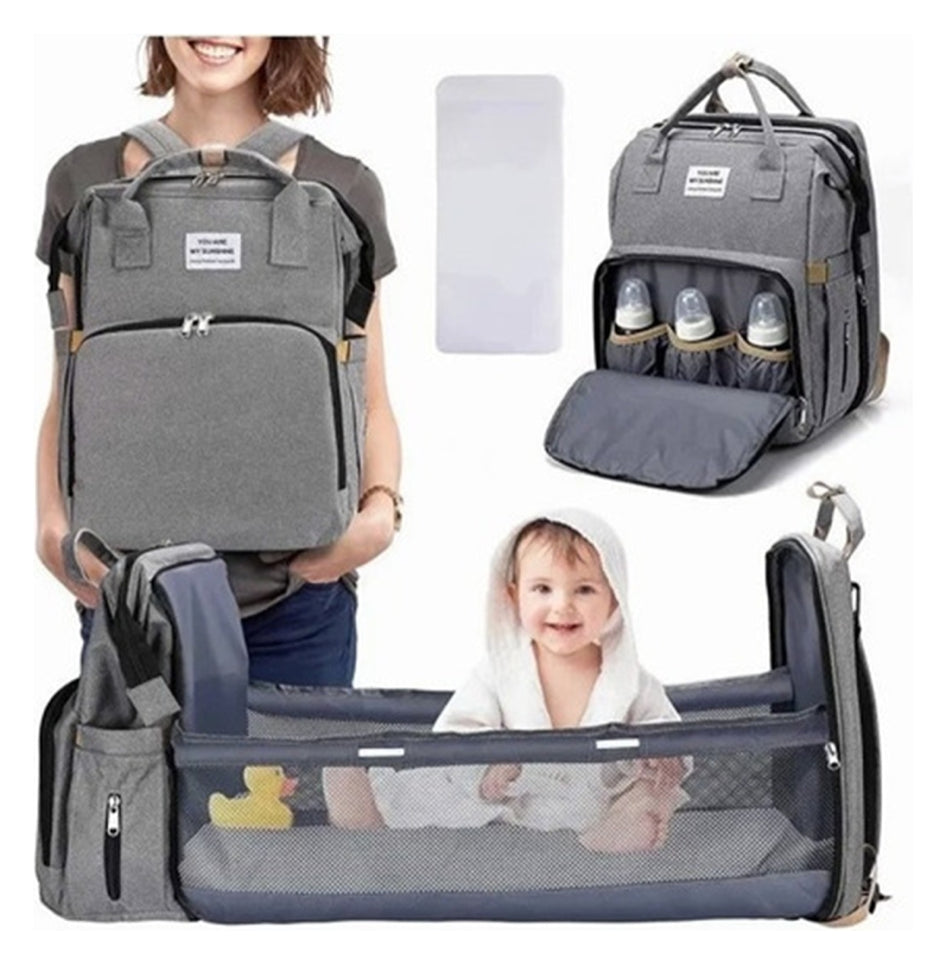 MOCHILA MULTIFUNCIONAL 3 EN 1 PARA BEBÉS NAPPYNEST™ ⭐️⭐️⭐️⭐️⭐️